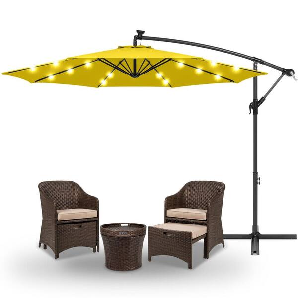 最大80％OFF - 『在庫ロス売買マーケット』 Solar Cantilever Steel ft. 10 Tilt Yellow in Umbrella Patio その他