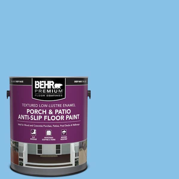 1 gal. #P510-3 Rhodes Textured Low-Lustre Enamel Interior/Exterior Porch and Patio Anti-Slip Floor Paint