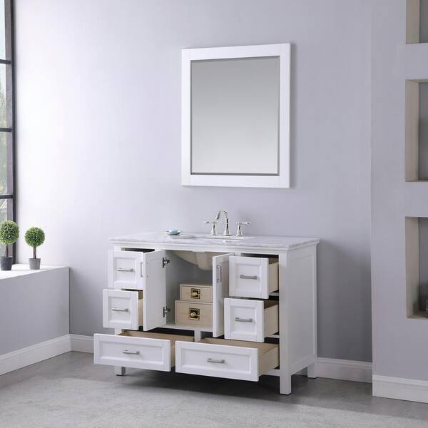 Altair Isla 48 In Single Bathroom, Single Bathroom Vanity Set With Mirror