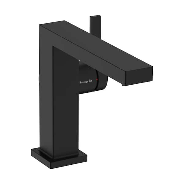 Hansgrohe Tecturis E Single Handle Single Hole Bathroom Faucet in Matte ...