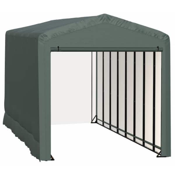 Sheltertube 14 ft. x 36 ft. x 16 ft. Storage Garage in Green