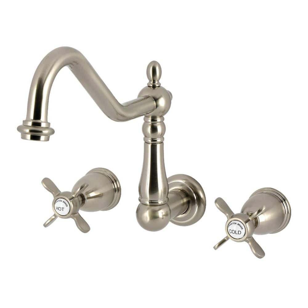 Essex 2-Handle Wall Mount Standard Kitchen Faucet in Brushed Nickel price history on PriceWatchPro