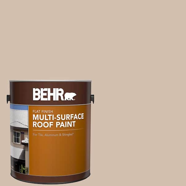 BEHR 1 gal. #RP-16 Claybrook Flat Multi-Surface Exterior Roof Paint