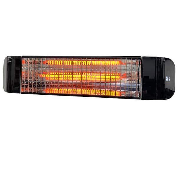 1,500-Watt Outdoor Electric Infrared Heater, Patio Heater for Indoor Outdoor Use