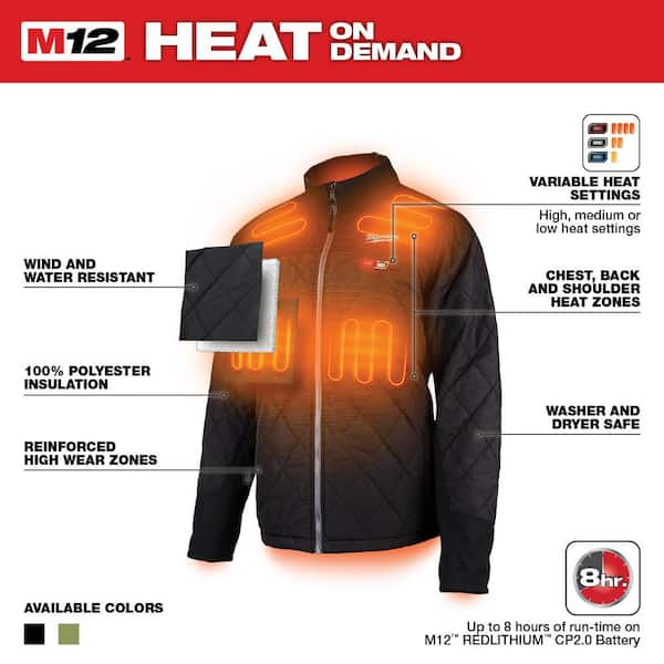 heated coats home depot