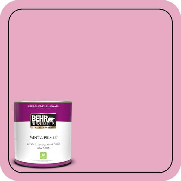 BEHR PREMIUM PLUS 1 qt. #P130-3 Little Princess Eggshell Enamel Low Odor Interior Paint & Primer