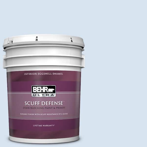 BEHR ULTRA 5 gal. #PPL-23 Blooming Aster Extra Durable Eggshell Enamel Interior Paint & Primer
