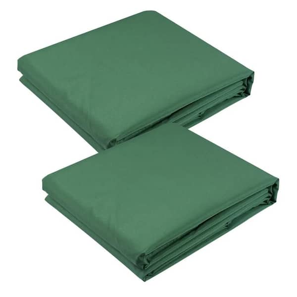 2-Pack 15. 5 x 4 ft. Green Pergola Canopy Replacement Covers-UV-Protected, Durable and Easy to Install