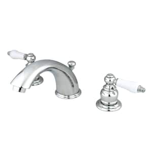 Magellan 8 in. Widespread 2-Handle Bathroom Faucets with Plastic Pop-Up in Polished Chrome