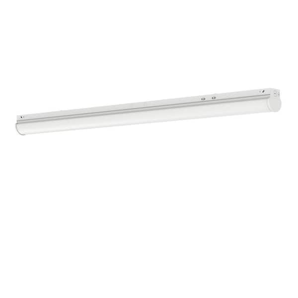 4 ft. Integrated LED White Strip Light Fixture 3CCT Wattage lumens selectable