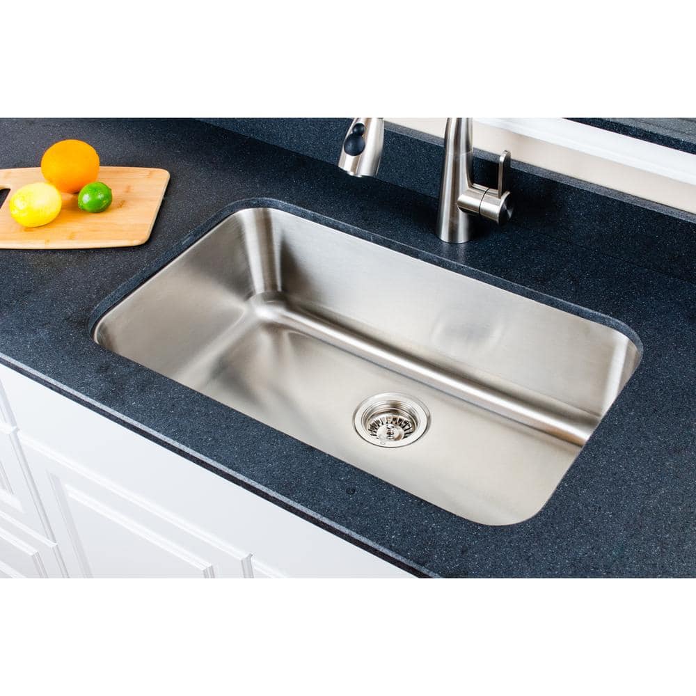 Craftsmen Series 30'' Stainless Steel Single Bowl Drop-in Sink