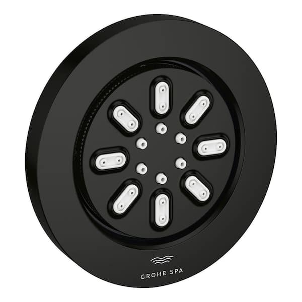GROHE Rainshower Aqua 2-Spray Round Body Spray in Matte Black