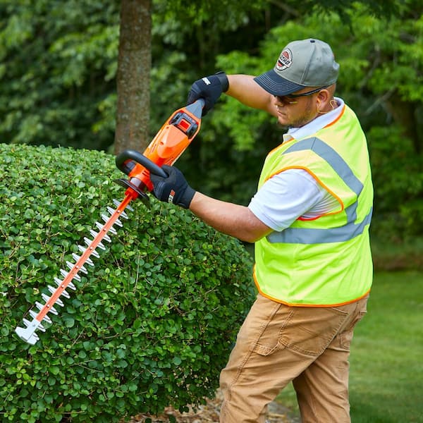 Hyper Tough 20V Max 22-inch Cordless Hedge Trimmer,Dual-action