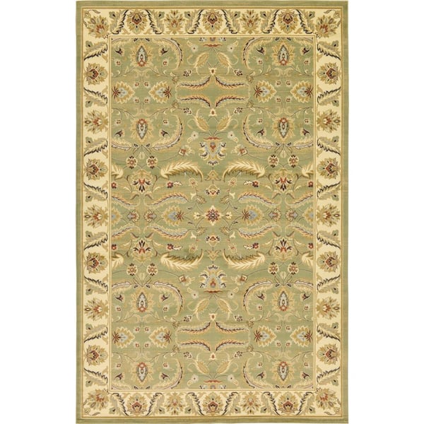 Unique Loom Voyage Hickory Green 10' 6 x 16' 5 Area Rug