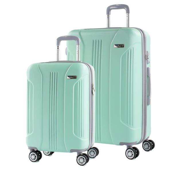 American Green Travel Denali 2-Piece (26 in./20 in.) Mint Expandable Hardside Spinner Luggage with TSA Locks