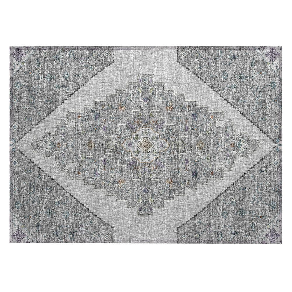 Chantille Machine Washable Indoor/Outdoor Abstract ACN2472 Gray 2 ft. x 3 ft. Area Rug price history on PriceWatchPro