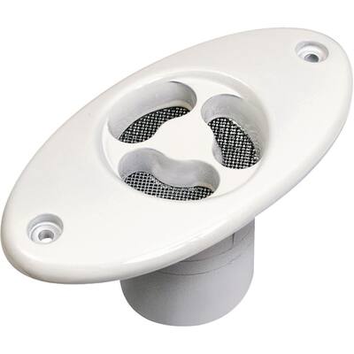 Series 84 Dual Oval 12V Electronic Horn, White
