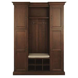 Royce Walnut Brown 60 in. Hall Tree