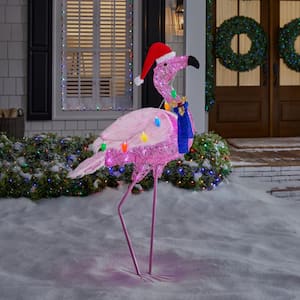 5 ft. LED Flamingo Holiday Yard Decoration