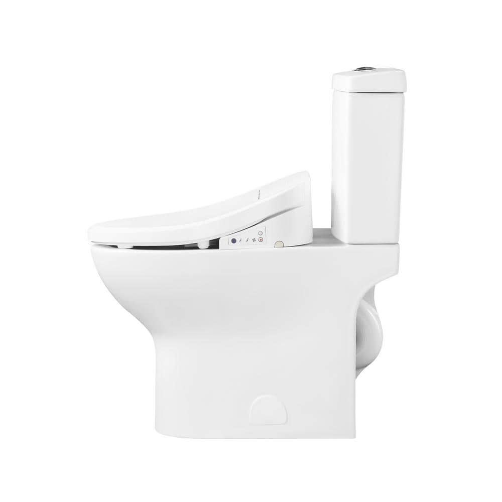 White Elongated Dual Flush High Efficiency Macerating Toilet