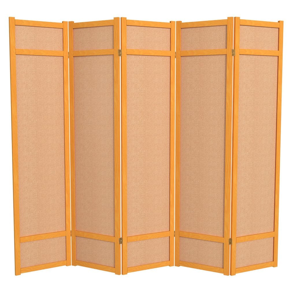 6 ft. Honey 5-Panel Room Divider price history on PriceWatchPro