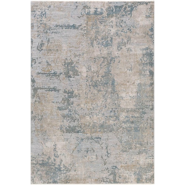 Dennings Light Grey 10 ft. x 14 ft. Indoor Area Rug