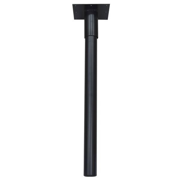 Regency Fusion Black Peninsula Top Post Leg