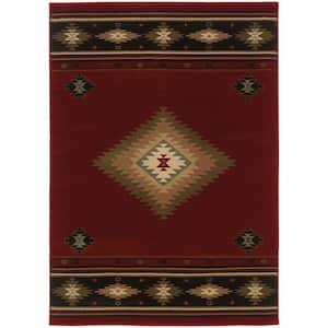 Catskill Red 5 ft. x 8 ft. Area Rug