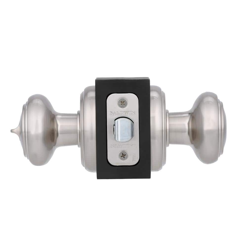 Satin Nickel Round Privacy Door Knob for Interior Use