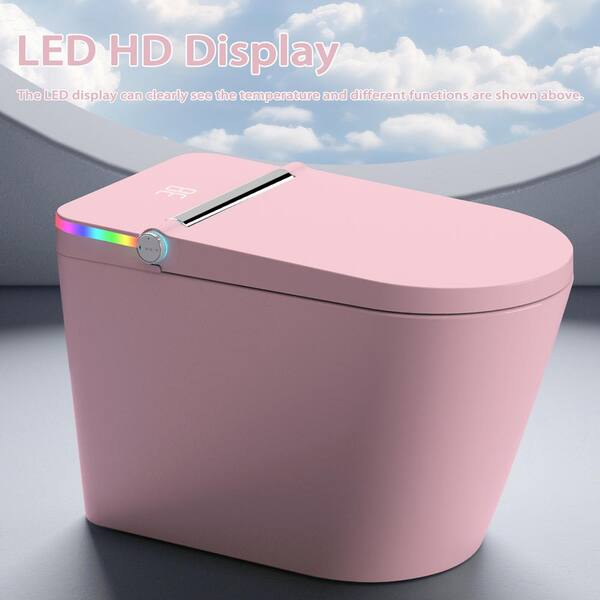 CATALINA 1.28GPF Smart Bidet Toilet with Heated Seat and LED Display