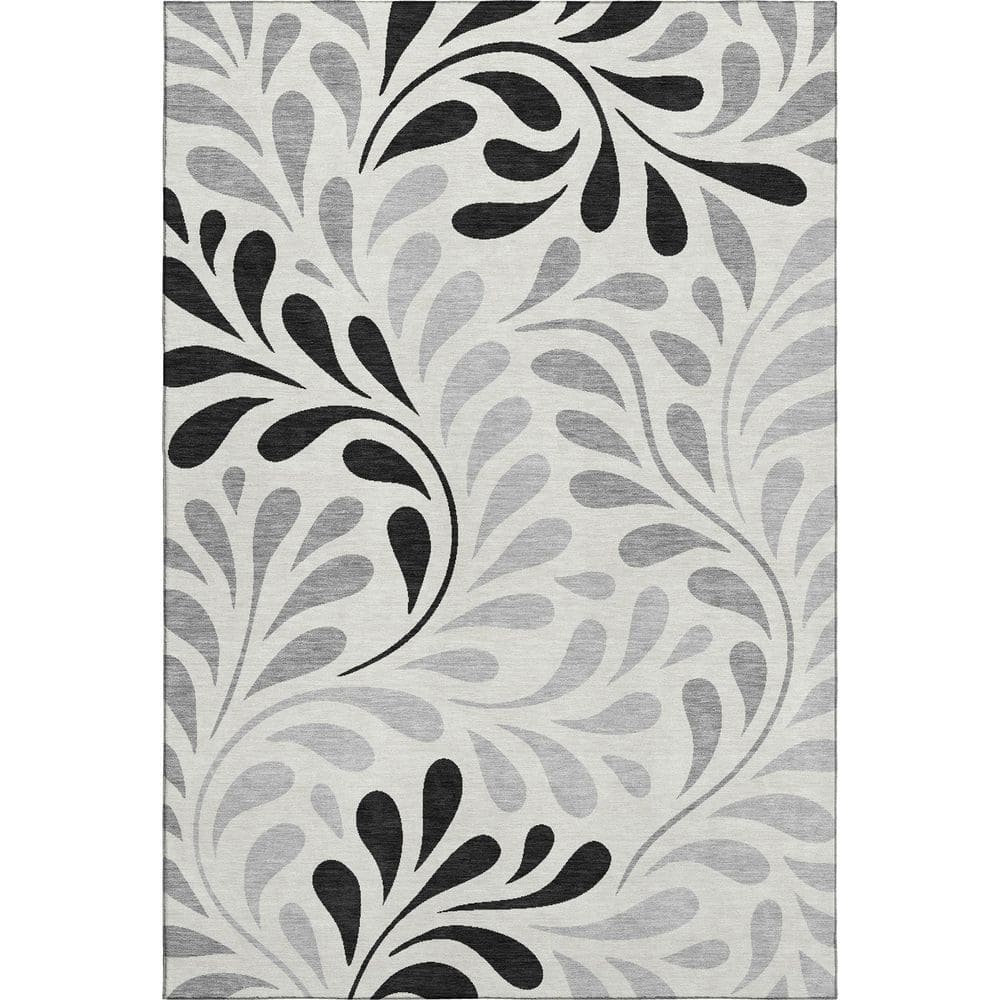 Mayfield Premium Machine Washable Abstract AMF2411 Ivory 10 ft. x 14 ft. Area Rug price history on PriceWatchPro
