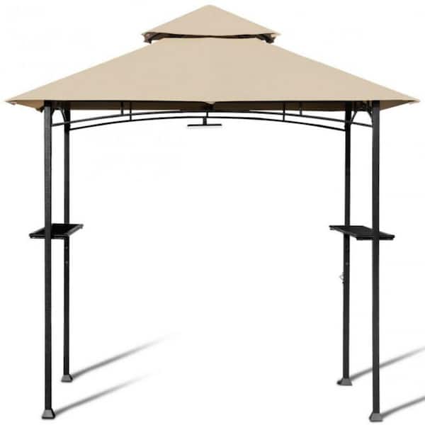 Alpulon 8 ft. x 5 ft. Outdoor Barbecue Grill Gazebo Canopy Tent