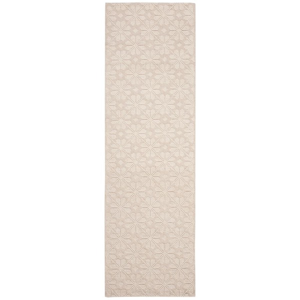 Vermont 2 ft. x 6 ft. Ivory Floral Runner Rug