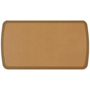 GelPro Elite Premier Gel & Foam Anti-Fatigue Kitchen Floor Comfort Mat, 20  x 36, Linen Khaki