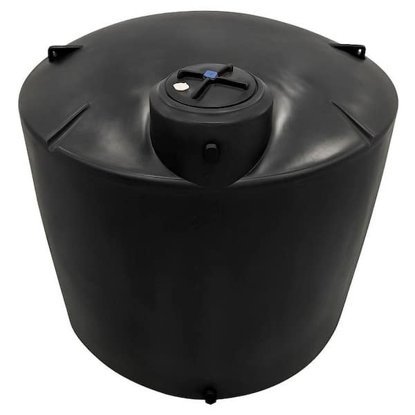 2500 Gal. Black Polyethylene Vertical Water Storage Tank