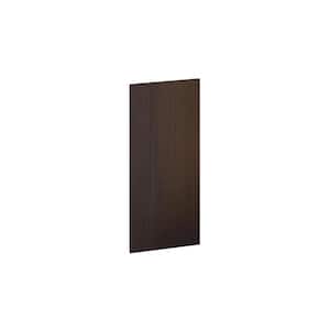 Georgetown 32 in. W x 14 in. H Wall Cabinet End Panel in Chestnut