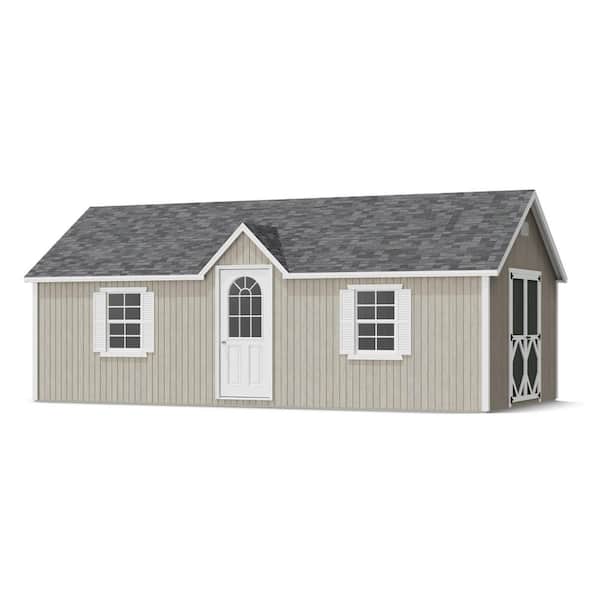 Classic Cottage 12 ft. x 24 ft. Outdoor Wood Storage Shed Panelized Kit with Operable Windows and Floor (288 sq. ft. )