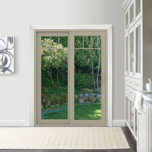 JELD-WEN V4500 60x80 Right-Hand Low-E Desert Sand Vinyl Double