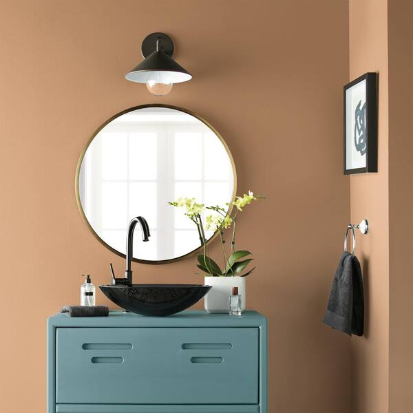 BEHR PRO 5 gal. #P220-5 Fuzzy Peach Semi-Gloss Interior