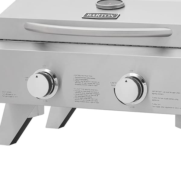 Barton Electric ‎Alloy Steel BBQ Grill with Non-Stick Coating