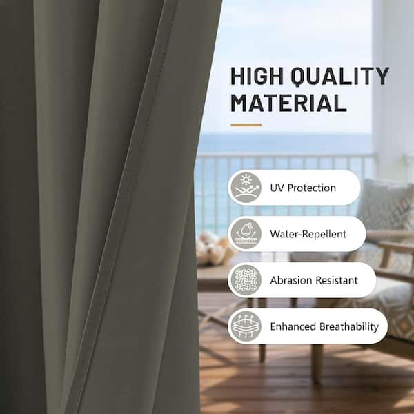 WNP 12 ft. x 20 ft. Universal Outdoor Privacy Curtains, Gazebo