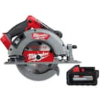 M18 FUEL 18-Volt Lithium-Ion Brushless Cordless 7-1/4 in. Circular Saw with 6.0 Ah Battery