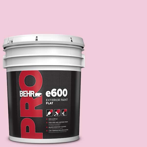 BEHR PRO 5 gal. #P130-1 Piggy Bank Exterior Flat Paint