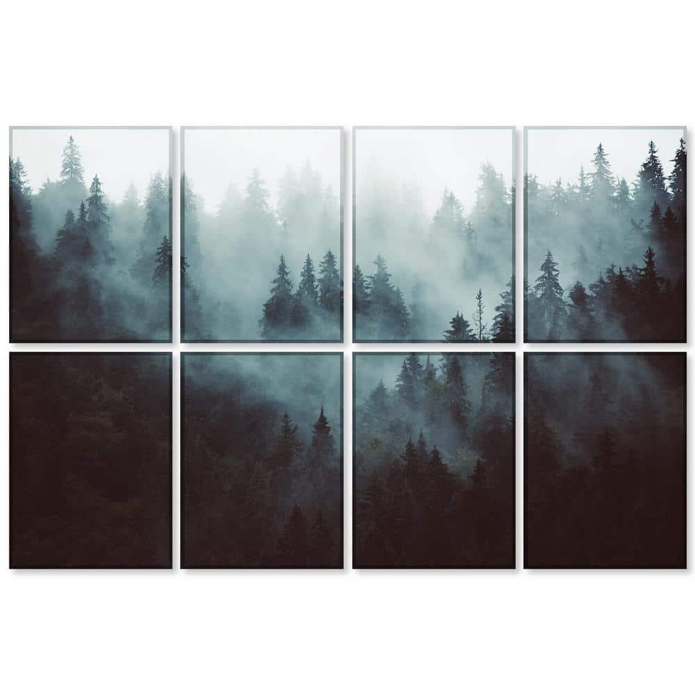 8 Pack 48 in. x 32 in. Art Panels Soundproof Wall Panels, Decor Acoustic Tr