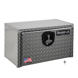 14 in. x 12 in. x 16 in. Diamond Plate Tread Aluminum Underbody Truck Tool Box