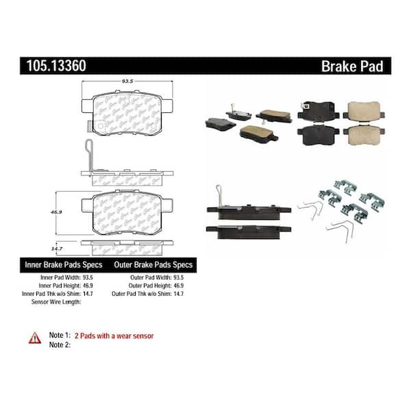 Centric Parts Disc Brake Pad Set