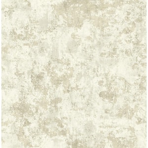 Seabrook Designs Atelier Damask Metallic Gold and Light Taupe Paper ...
