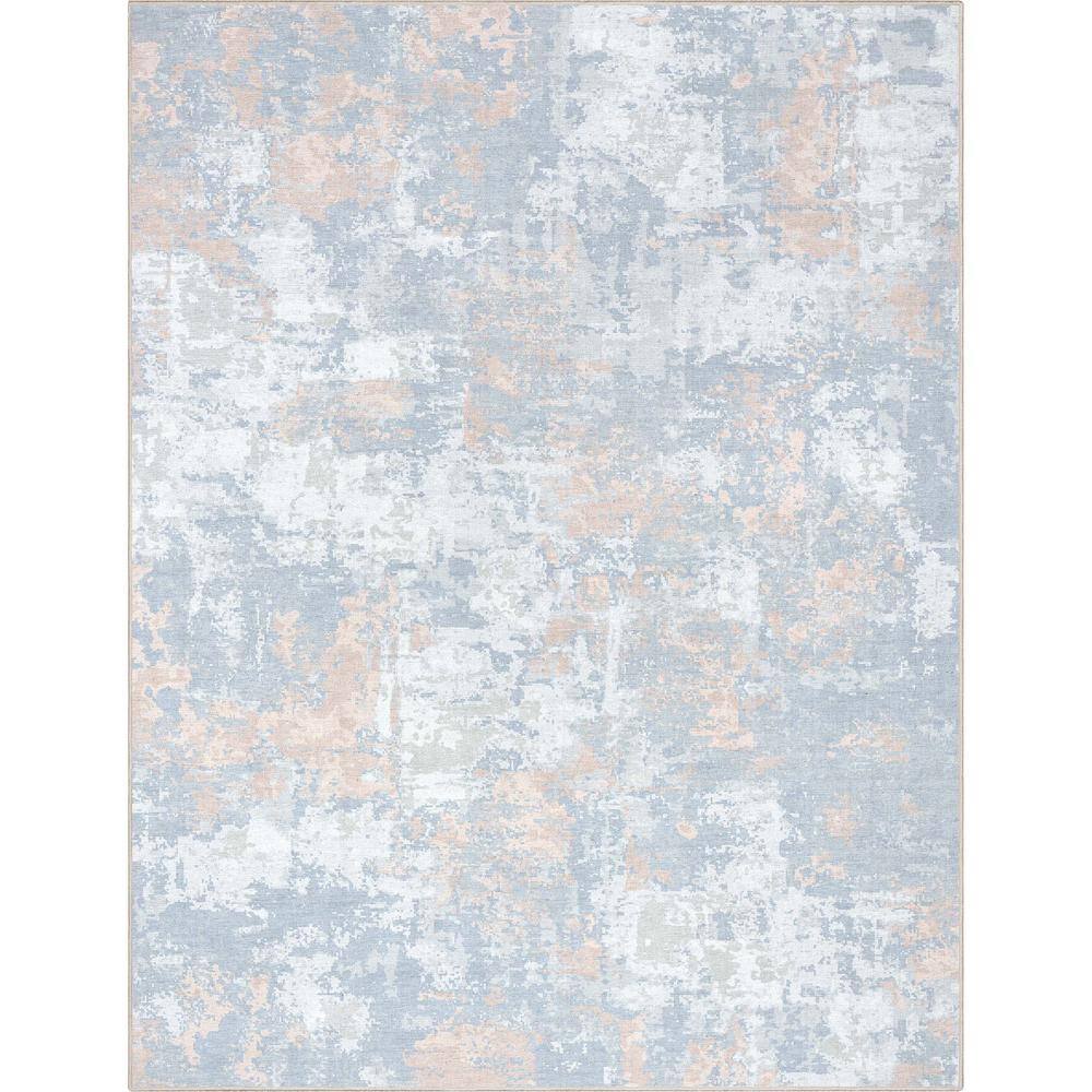 Blue Coral 9 ft. 10 in. x 13 ft. Abstract Marrakech Mid-Century Modern Brushstroke Flat-Weave Area Rug price history on PriceWatchPro