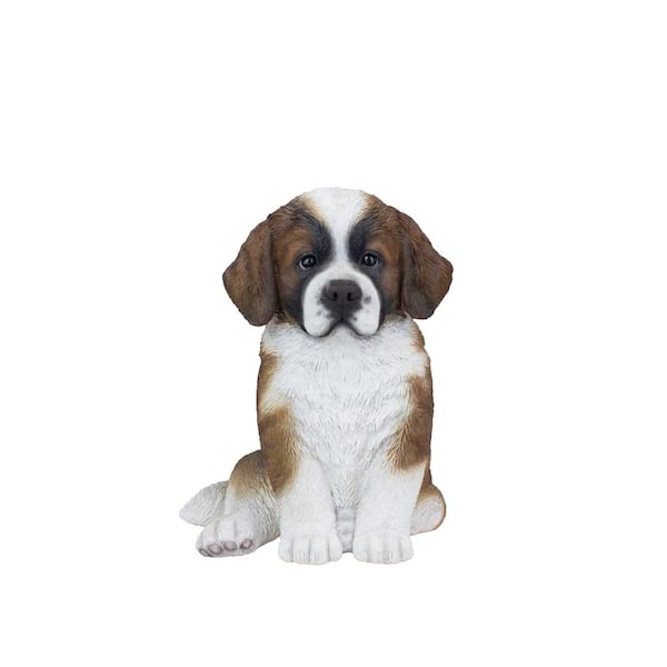 HI-LINE GIFT LTD. SoReal White & Brown Saint Bernard 87628-C - The