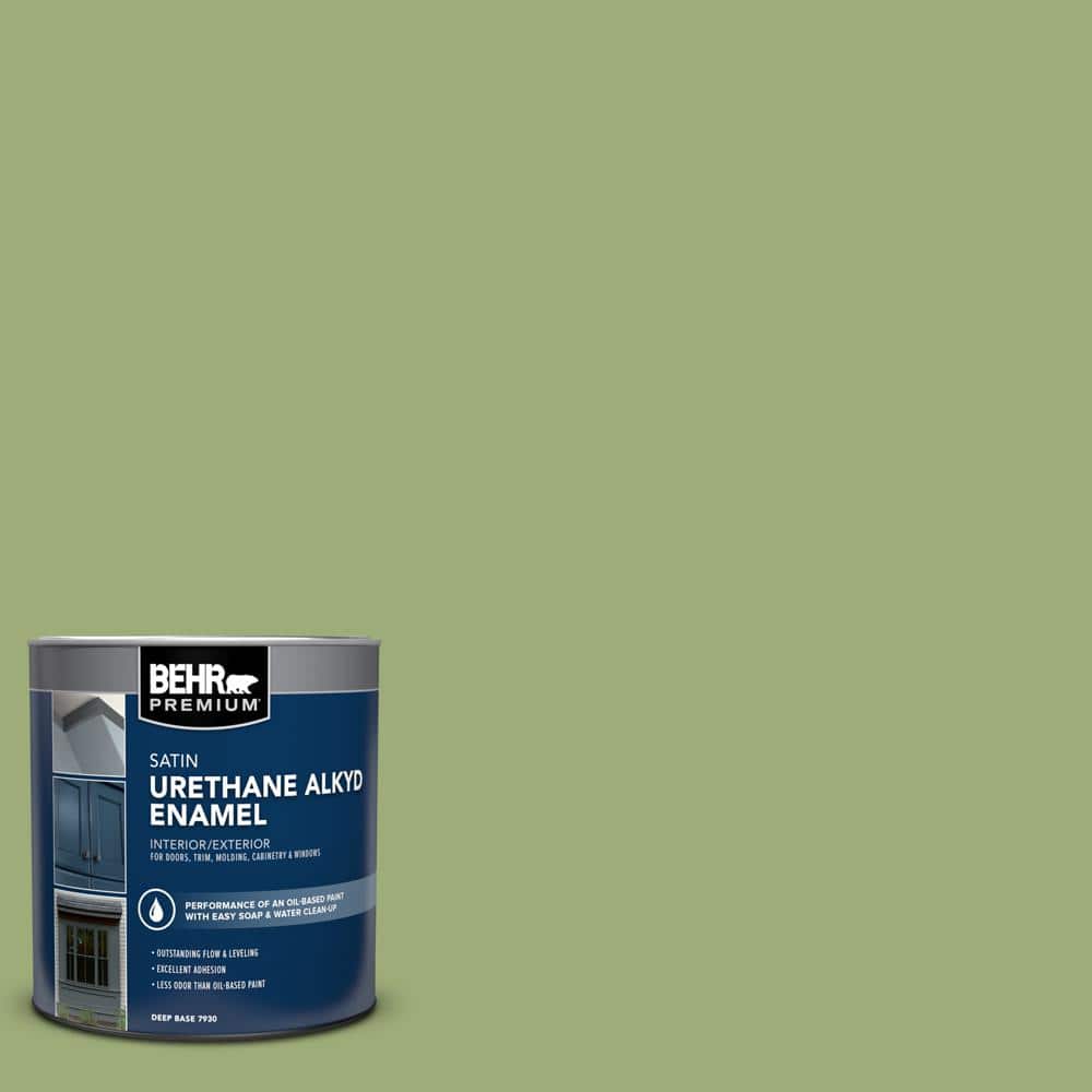 1 qt. #BIC-12 Siamese Green Satin Enamel Urethane Alkyd Interior/Exterior Paint price history on PriceWatchPro